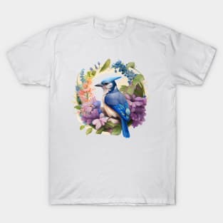 Bluejay Floral T-Shirt